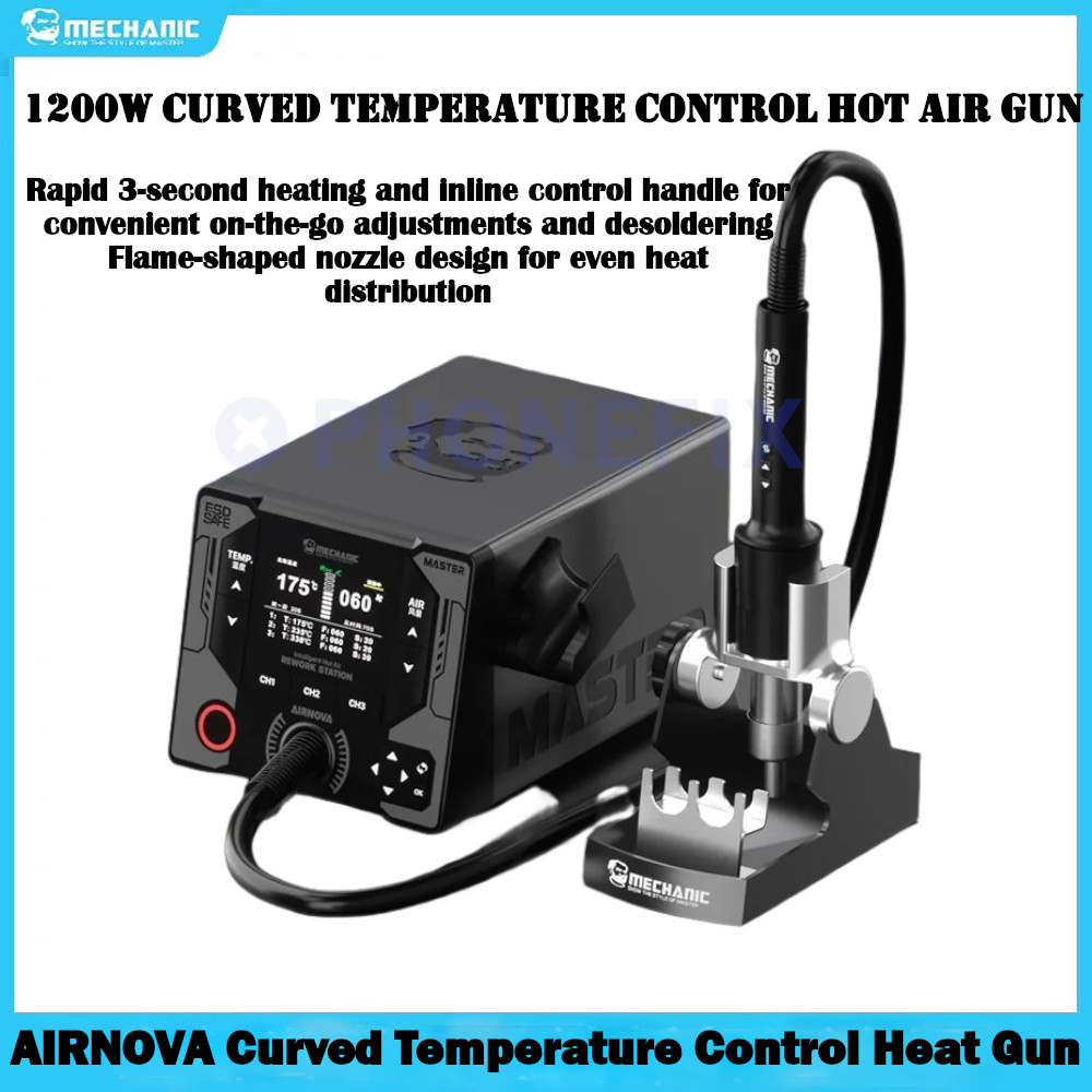 Electronics Repair Equipment - Механическая AIRNOVA, интеллектуальный изогнутый контроль температуры,