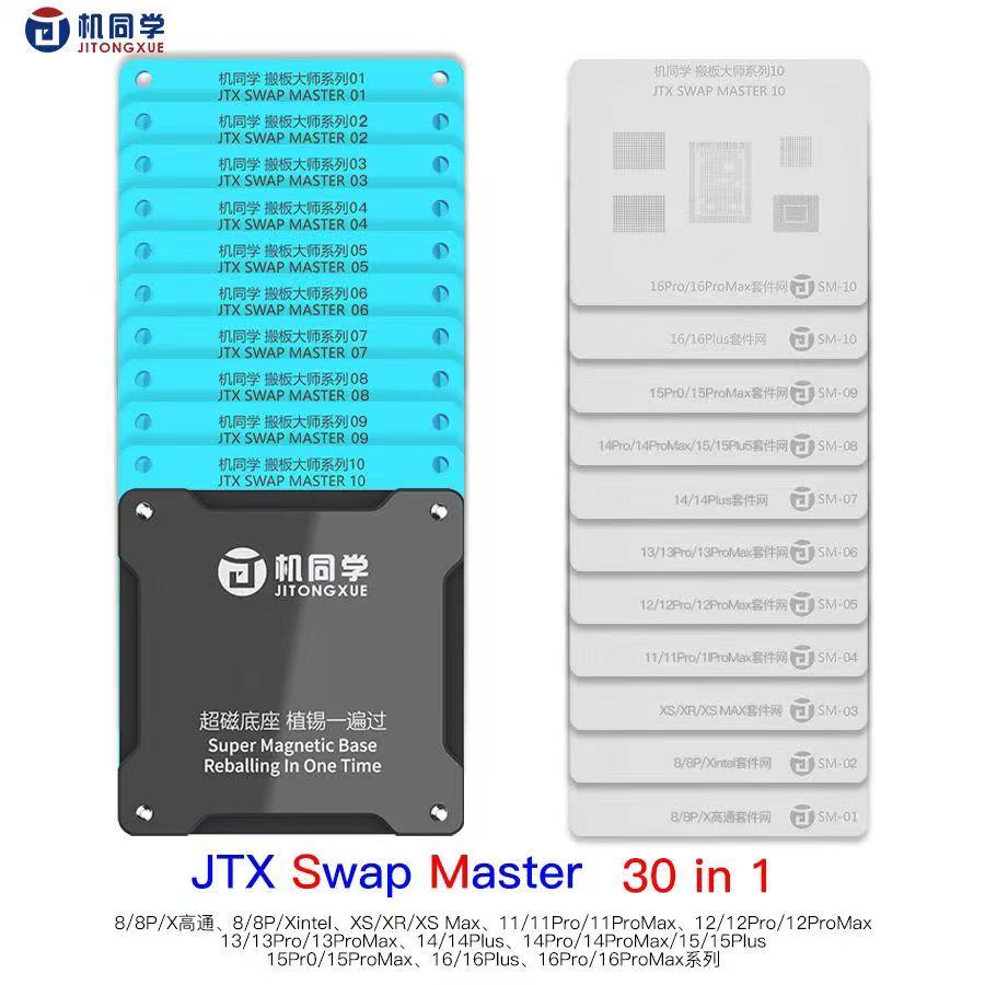 Набор трафаретов JTX Swap Mast – обзор и цена Electronics Repair Master